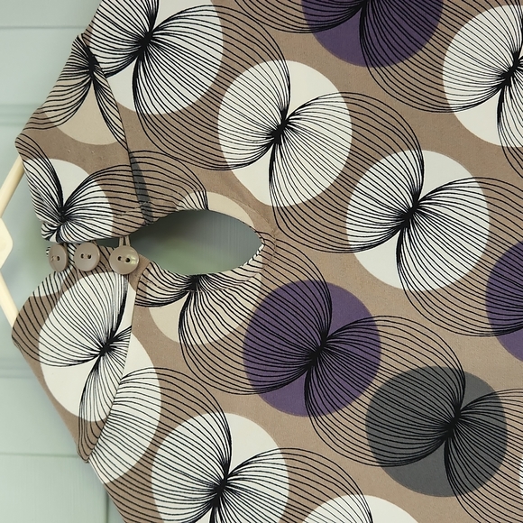 Worthington, Women's M Stretch,  Twist at the Neck, 3/4 Length Sleeves w Band - Picture 5 of 8